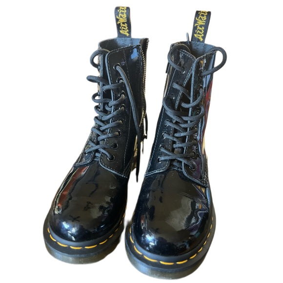 1460 PASCAL SIDE ZIP PATENT LEATHER Ladies UK 5 / US 7 - Picture 3 of 10